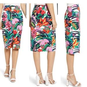 J. Crew Tropical Skirt